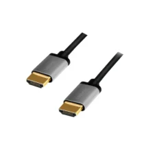 LogiLink HDMI cable 4K/60Hz alu  black 1m