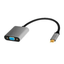 LogiLink USB-C to VGA adapter 1080p alu 0.15m