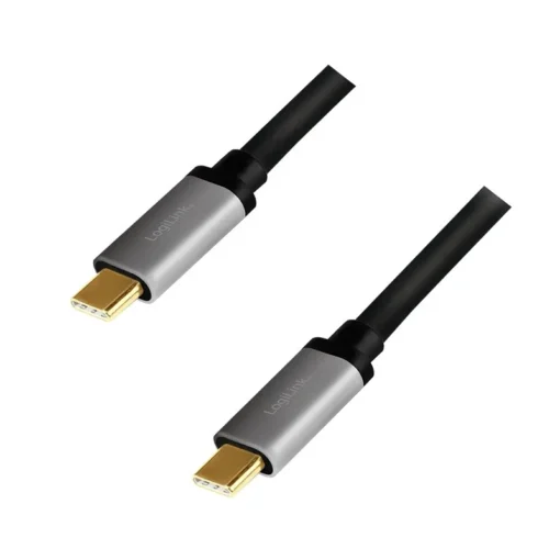 LogiLink USB-C M/M cable PD alu 1.5m