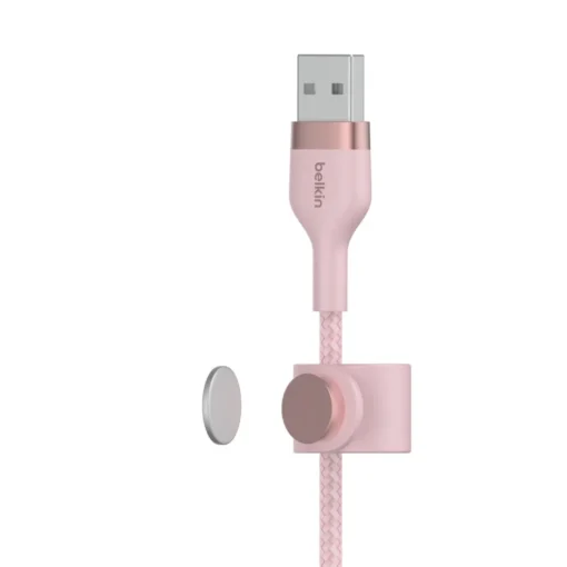 Belkin Cable BoostCharge USB-A for Lightning silicone, 2m, pink - Image 5