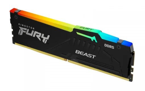 Kingston памет DDR5 Fury Beast RGB 8GB(1*8GB)/5200 CL40 - Image 2