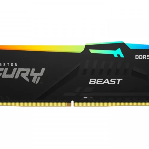 Kingston памет DDR5 Fury Beast RGB 8GB(1*8GB)/5600 CL40