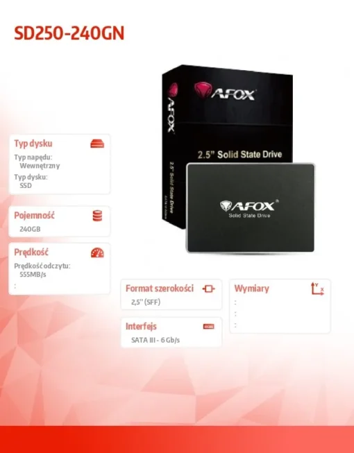 AFOX SSD 240GB TLC - Image 2