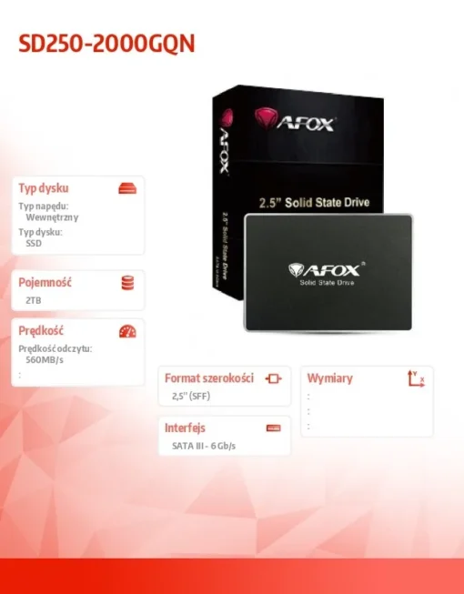 AFOX SSD 2TB QLC - Image 2