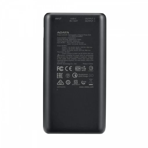 Adata Powerbank P20000QCD 20000mAh Black QC/PD - Image 4