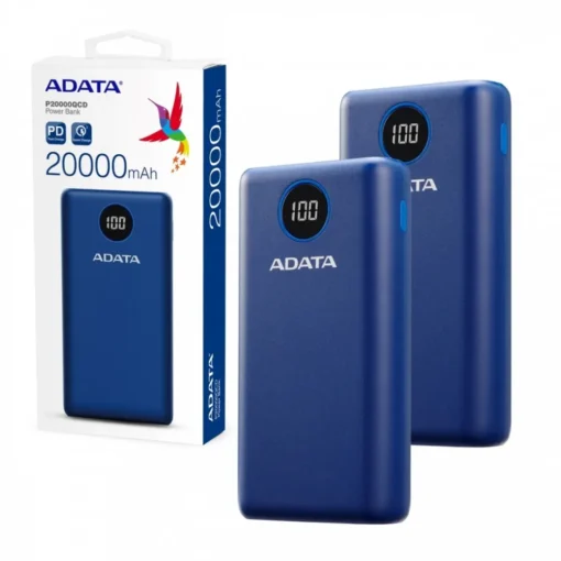 Adata Powerbank P20000QCD 20000mAh Blue QC/PD - Image 3