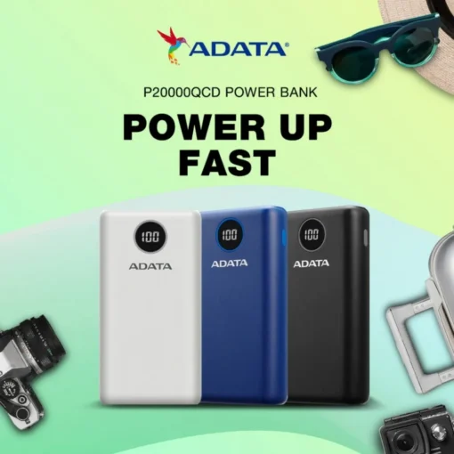 Adata Powerbank P20000QCD 20000mAh White QC/PD - Image 3