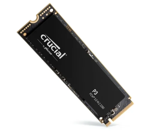 Crucial SSD drive P3 500GB M.2 NVMe 2280 PCIe 3.0 3500/1900 - Image 2