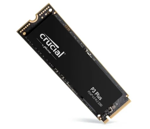 Crucial SSD drive P3 PLUS 500GB M.2 NVMe 2280 PCIe 4.0 4700/1900 - Image 2