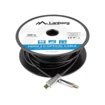 Lanberg кабел HDMI M/M v2.0 CA-HDMI-20FB-1000-BK 100m black