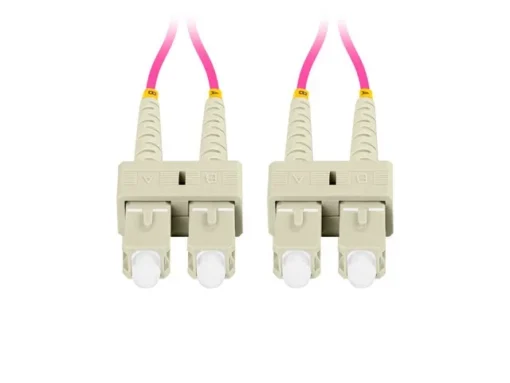 Lanberg Fiber optic patch cord Mm Sc/Upc-Sc/Upc Duplex 3.0mm 2m violet - Image 3