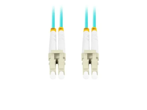 Lanberg Fiber optic patch cord Mm Lc/Upc-Lc/Upc Duplex 3.0mm 1m Aqua - Image 3