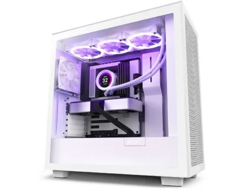 NZXT кутия за компютър H7 Flow with window white - Image 4