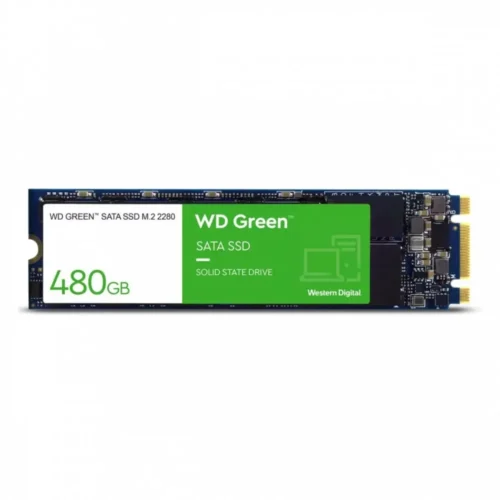 Western Digital SSD drive зелен SSD 480GB SATA M.2 2280 WDS480G3G0B
