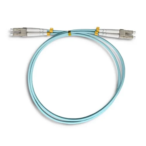 Qoltec Patchcord Fiber LC / UPC-LC / UPC | MM | 50/125 | OM3 | 1m - Image 2