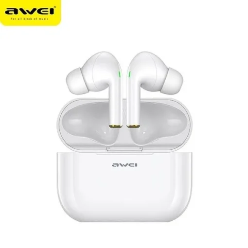 AWEI Bluetooth Headphones 5.0 T29 TWS White - Image 5