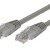 TB Patch cable cat.5e RJ45 UTP 1m. grey - pack of 10