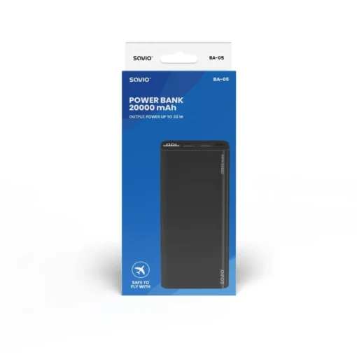 Savio Power bank 20000 mAh BA-05 SAVIO - Image 2