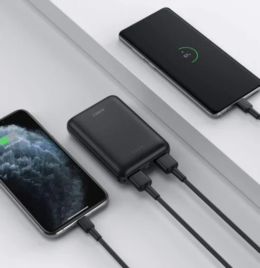 AUKEY PowerBank PB-N66 Ultra Slim | 10000mAh | 3xUSB | 5V | LED - Image 5