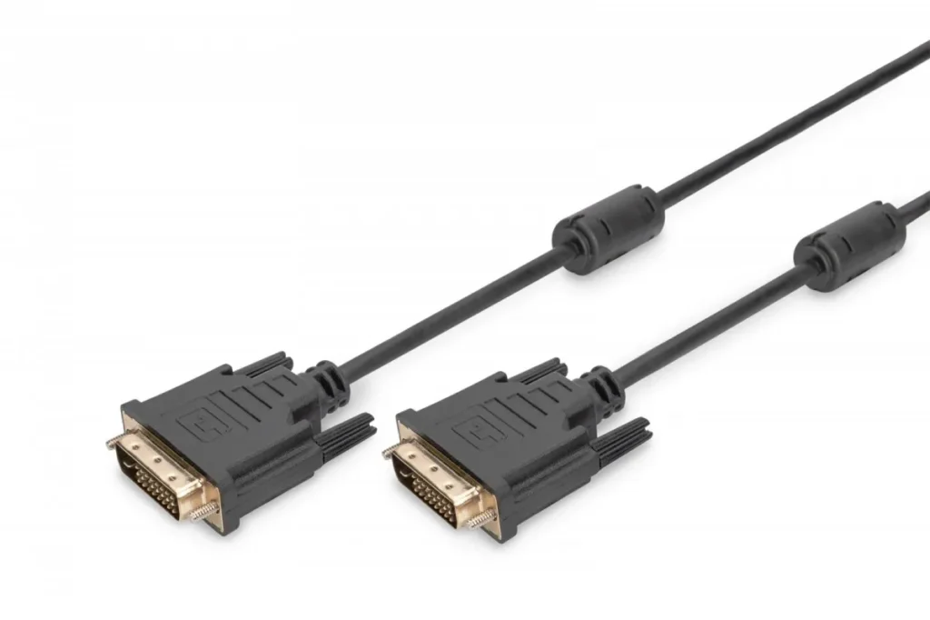 Digitus Connection кабел DVI-D 24 +1 dual link male / male 2x ferrite dł.2m - black