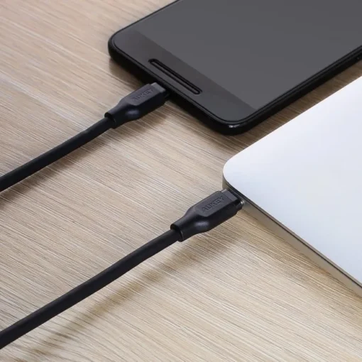 AUKEY Cable CB-CC1P OEM PVC Power Delivery PD USB C - USB C | 1m | 5 Gbps | 3A | 60W PD | 20V - Image 3