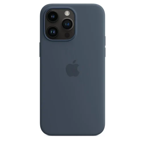 Apple Case iPhone 14 Pro Max silicon Strom blue - Image 4