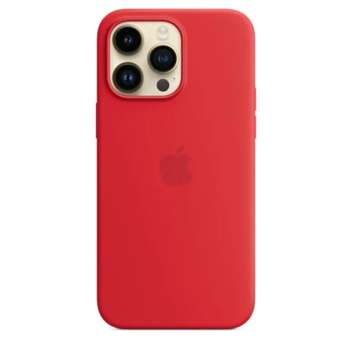 Apple Case iPhone 14 Pro Max silicon (PRODUCT)RED - Image 2