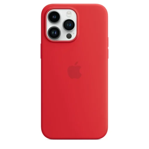 Apple Case iPhone 14 Pro Max silicon (PRODUCT)RED - Image 3