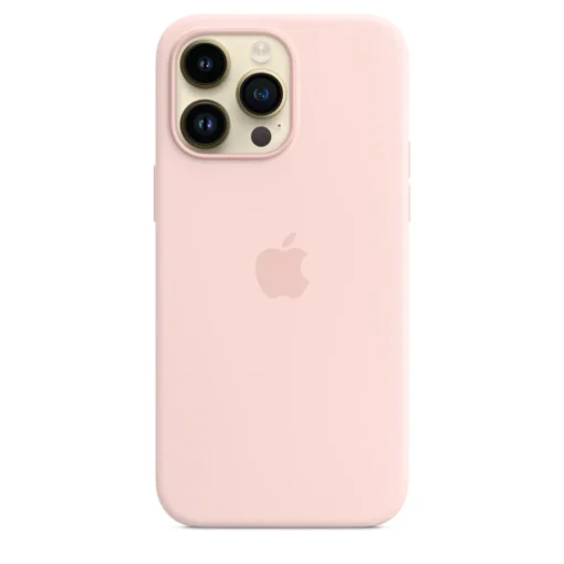 Apple Case iPhone 14 Pro Max silicon Chalk Pink - Image 2