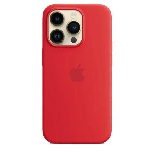 Apple Case iPhone 14 Pro silicone (PRODUCT)RED - Image 2