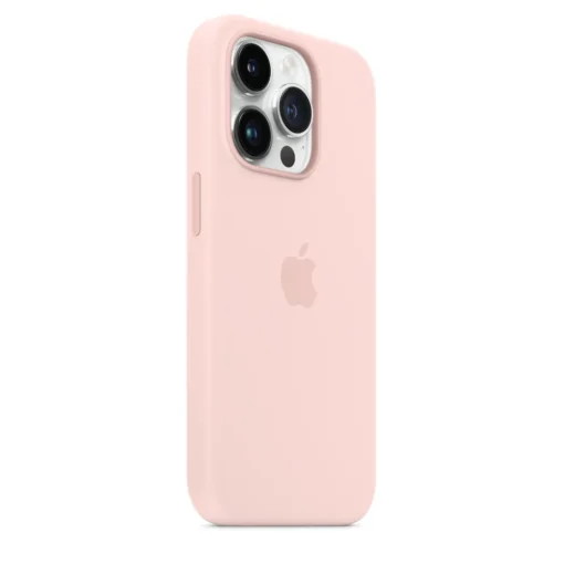 Apple Case iPhone 14 Pro silicone Chalk pink - Image 5