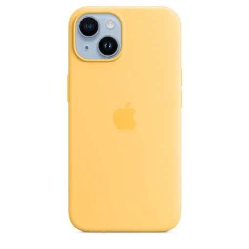 Apple Case iPhone 14 silicone Sunglow - Image 2