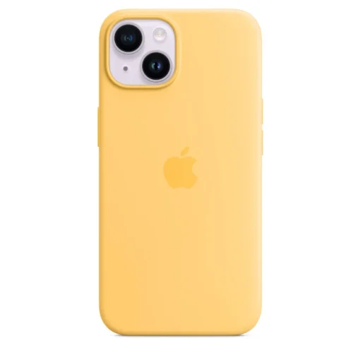 Apple Case iPhone 14 silicone Sunglow - Image 3