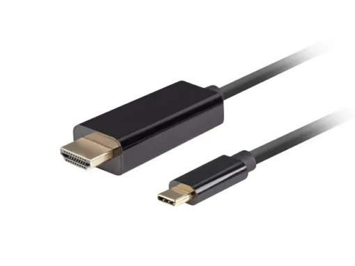 Lanberg Cable USB-C(M)-> HDMI(M)1M 4K 60HZ black