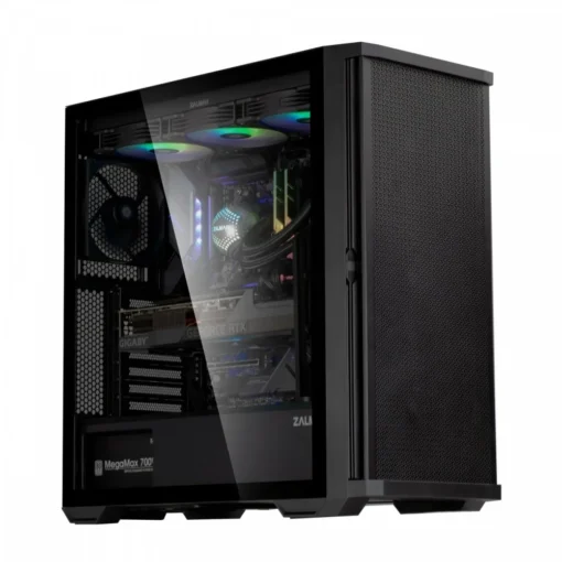 Zalman Case Z10 ATX Mid Tower Black Fan x4 - Image 5