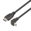 TB HDMI Cable v2.0. right angle 1.8 m gilded