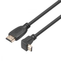 TB HDMI кабел v2.0. right angle 1.8 m gilded