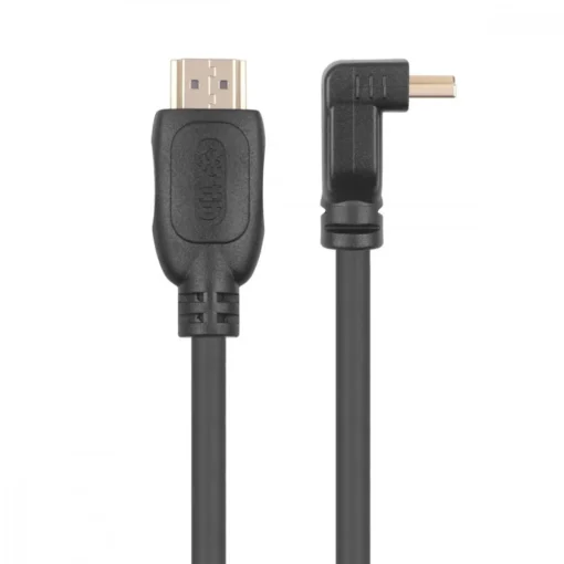 TB HDMI Cable v2.0. right angle 1.8 m gilded - Image 3