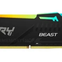 Kingston памет DDR5 Fury Beast Black RGB 16GB(1*16GB)/5200 CL36 EXPO