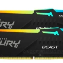 Kingston памет DDR5 Fury Beast Black RGB 32GB(2*16GB)/5200 CL36 EXPO