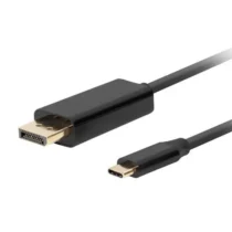 Lanberg Cable USB-C(M)->Displayport(M) 1M 4K 60HZ black