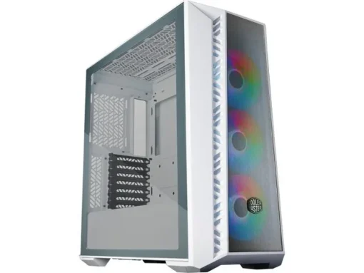 Cooler Master кутия за компютър MasterBox 520 Mesh white with window