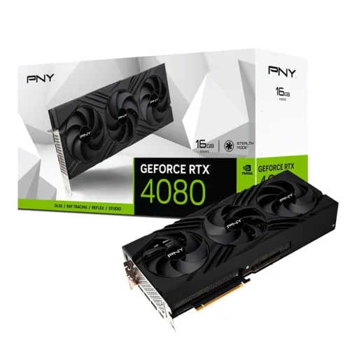 PNY видео карта GeForce RTX 4080 16GB Verto Triple Fan Edition VCG408016TFXPB1