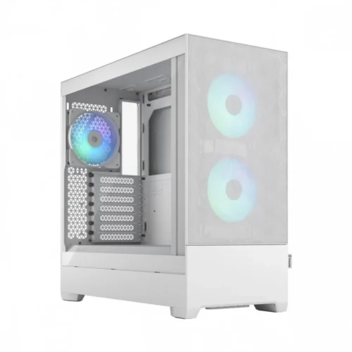 Fractal Design кутия за компютър Pop Air TG Clear Tint RGB white