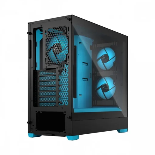 Fractal Design кутия за компютър Pop Air TG Clear Tint RGB cyan core - Image 3