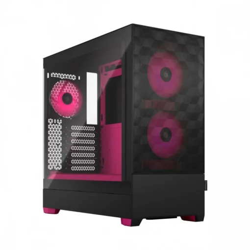 Fractal Design кутия за компютър Pop Air TG Clear Tint RGB magenta core