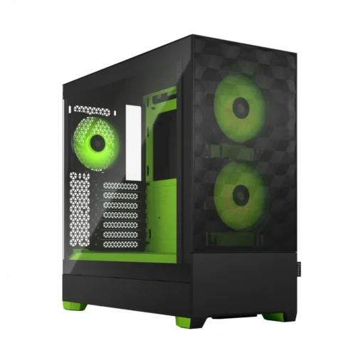 Fractal Design кутия за компютър Pop Air TG Clear Tint RGB green core