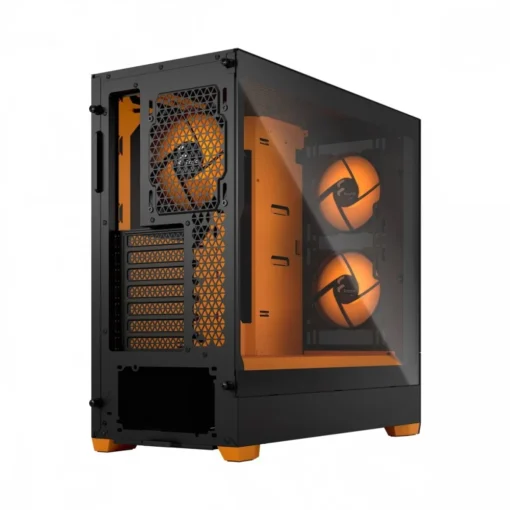 Fractal Design кутия за компютър Pop Air TG Clear Tint RGB orange core - Image 3