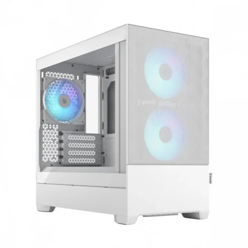 Fractal Design кутия за компютър Pop Mini Air TG Clear Tint RGB white