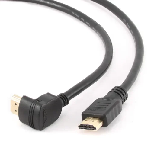 Gembird HDMI cable HDMI v1.4 3D TV High Speed Ethernet 4.5M angled 90 (gold-plated) - Image 2